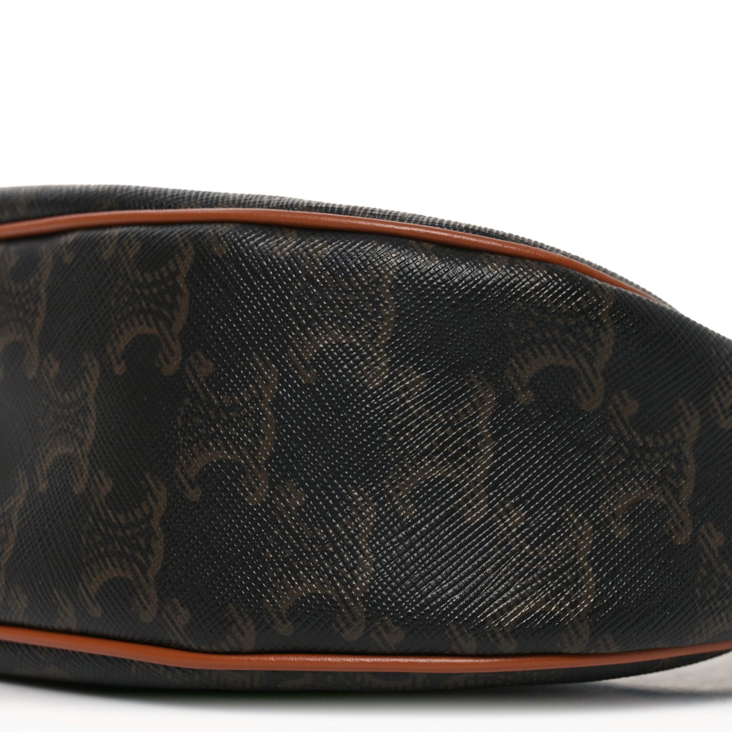Triomphe Canvas Calfskin Ava Shoulder Bag Tan