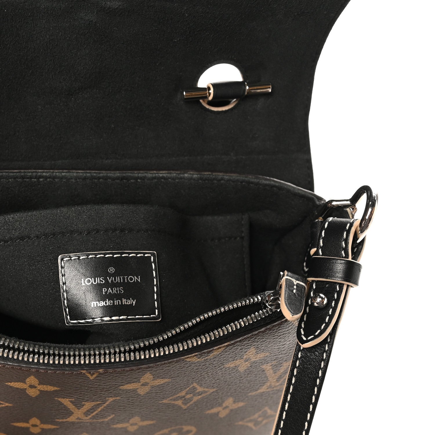 Calfskin Monogram Chain It Bag PM Black