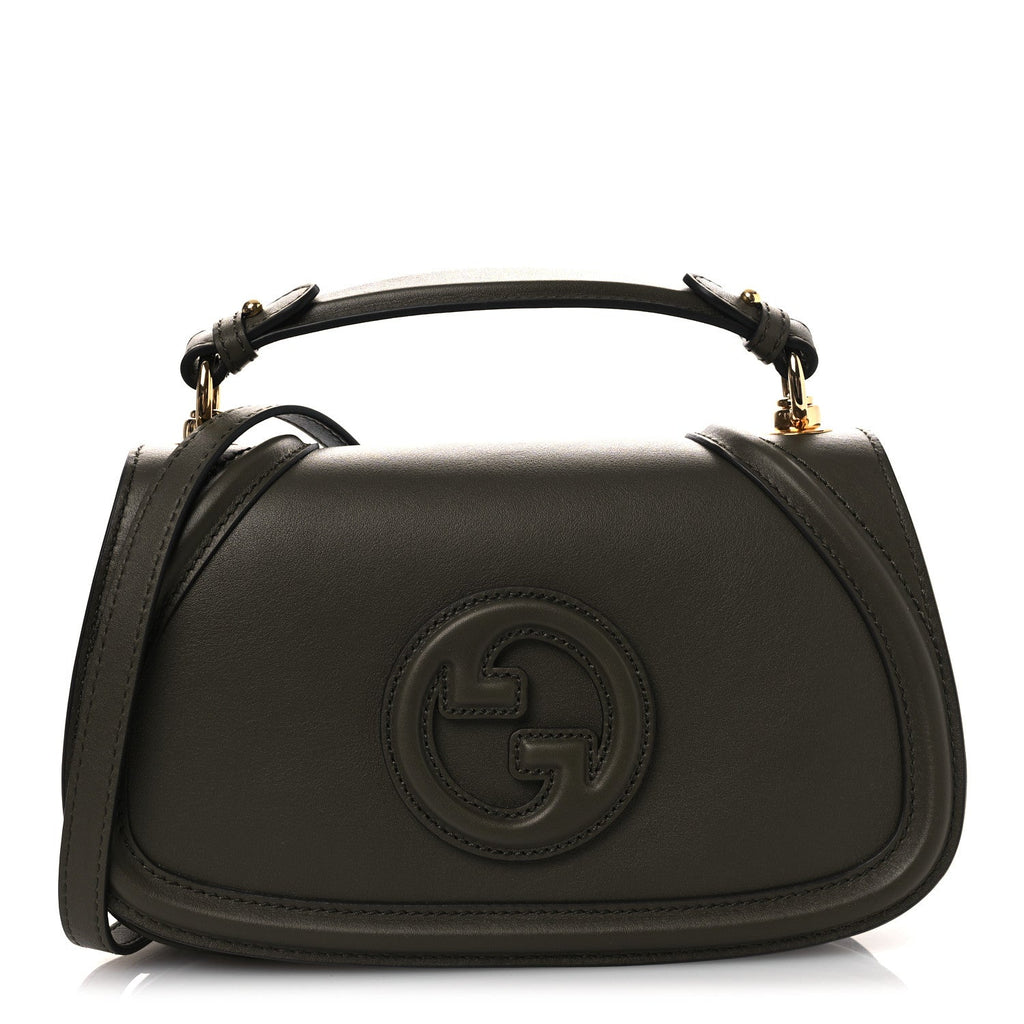 Roxy Calfskin Blondie Top Handle Bag Luscious Green