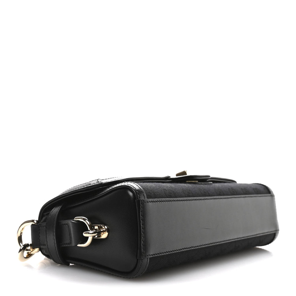 GG Monogram Small Luce Shoulder Bag Black