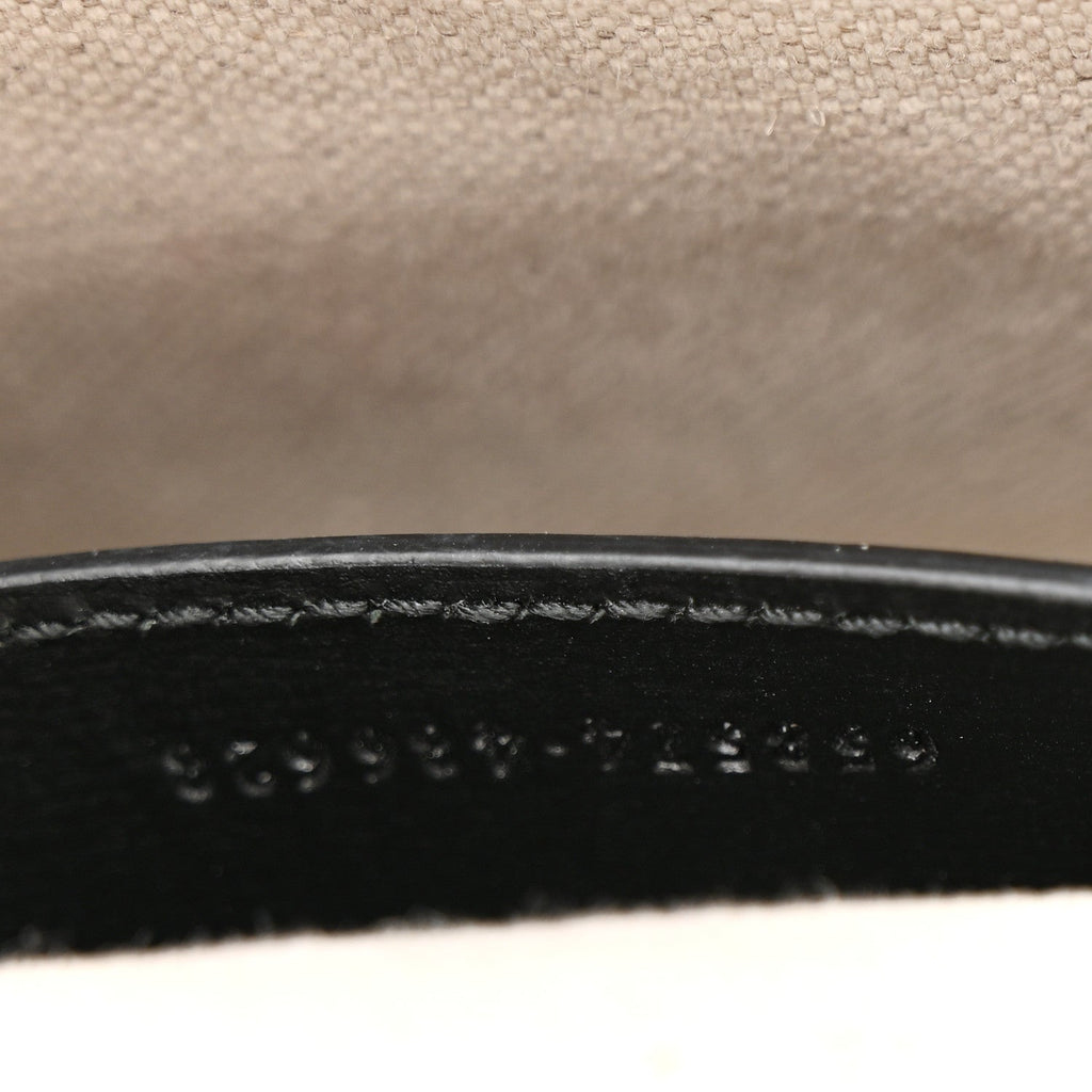 Azalea Calfskin Web Mini Horsebit 1955 Shoulder Bag Black