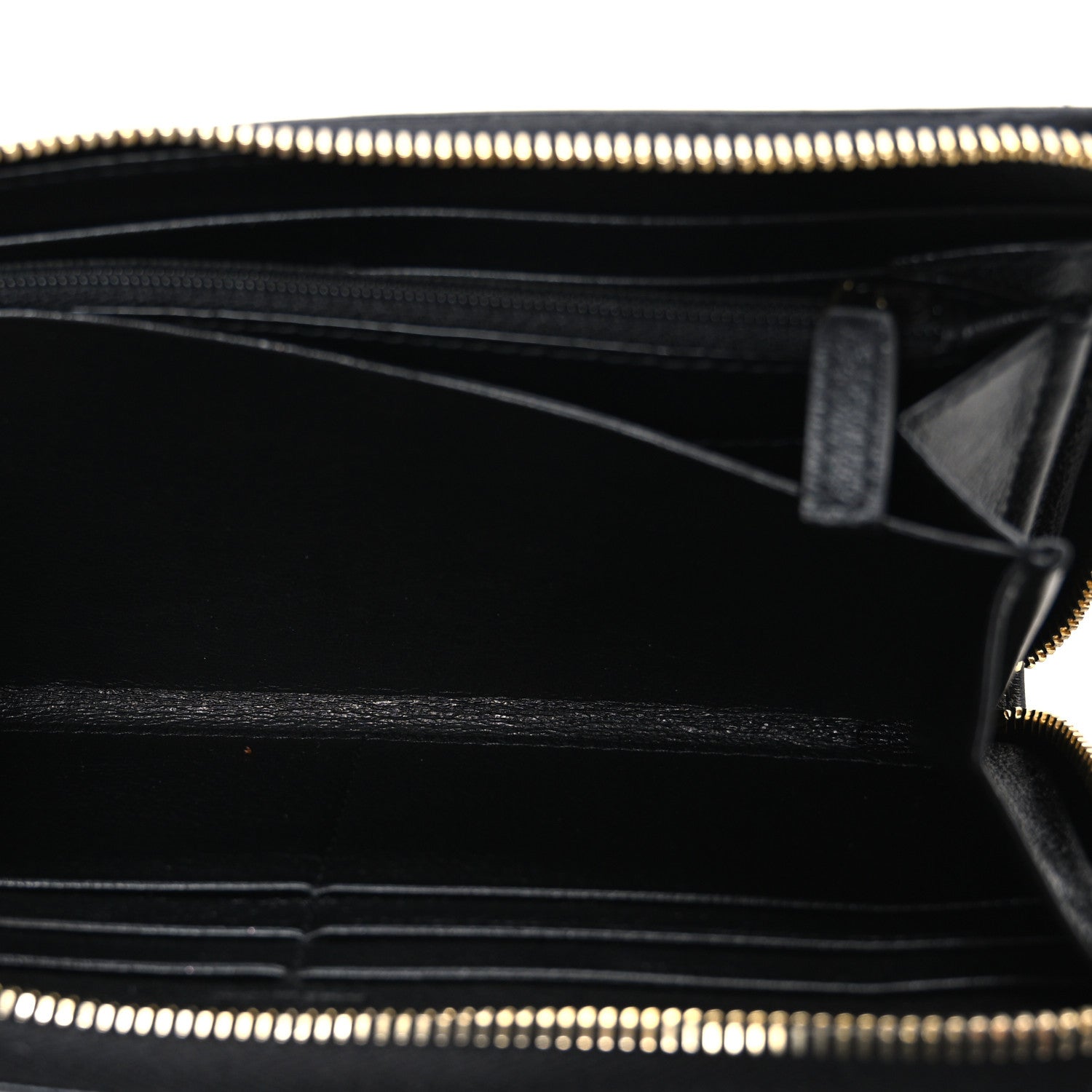 Chevre Belle De Jour Zip Around Wallet Black