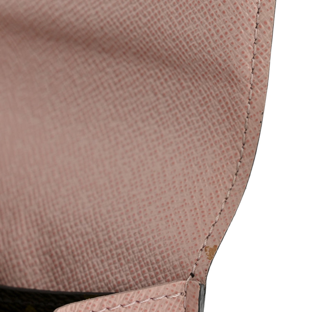 Monogram Emilie Wallet Rose Ballerine