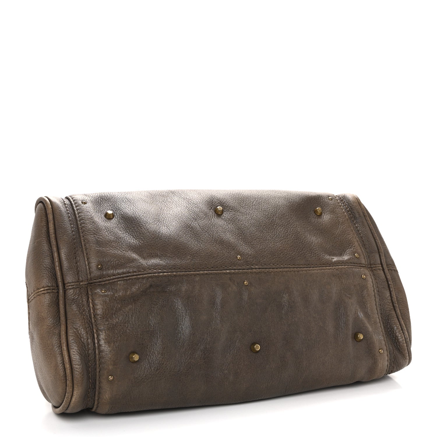 Calfskin Medium Paddington Satchel Chocolate