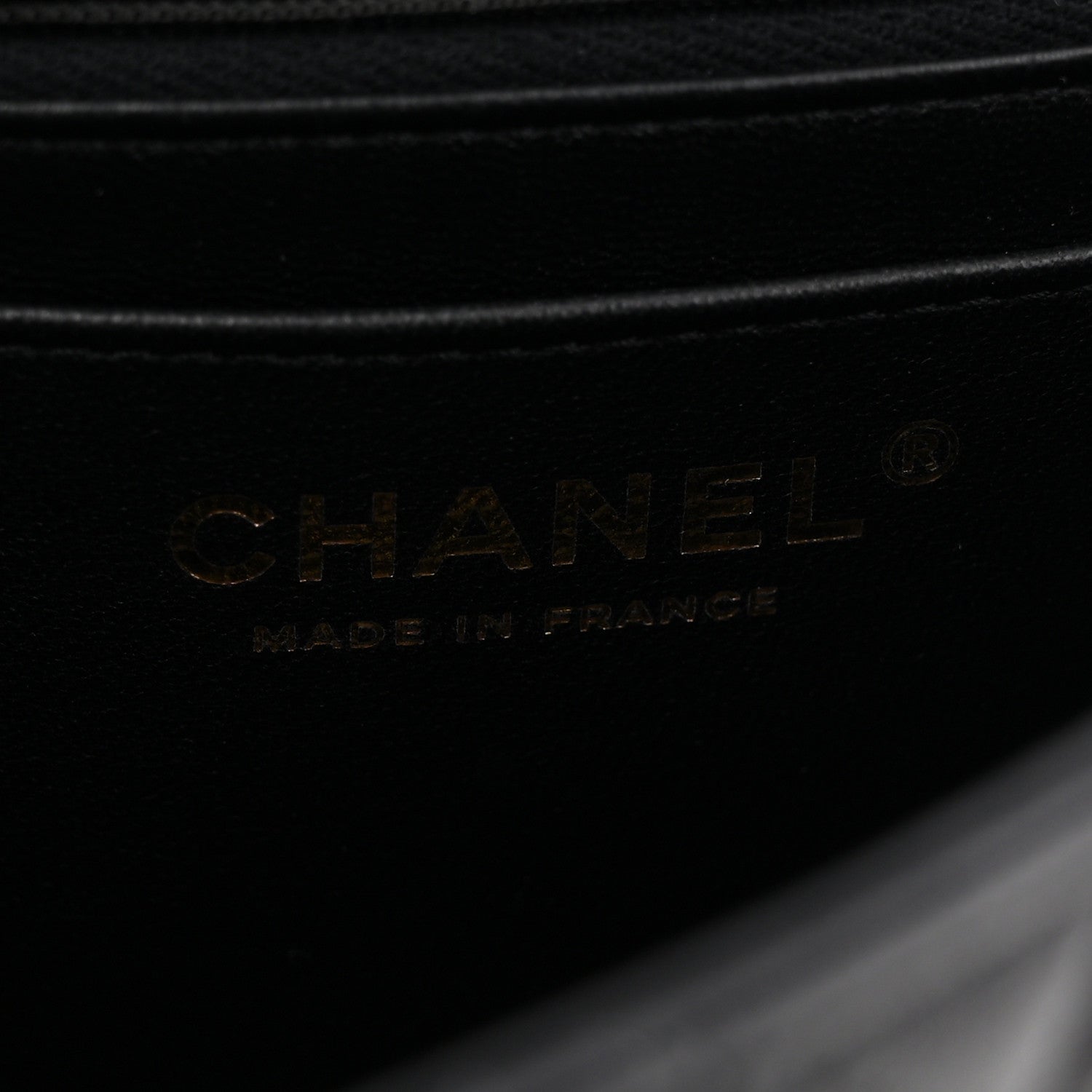 Lambskin Quilted Mini Square Flap Black
