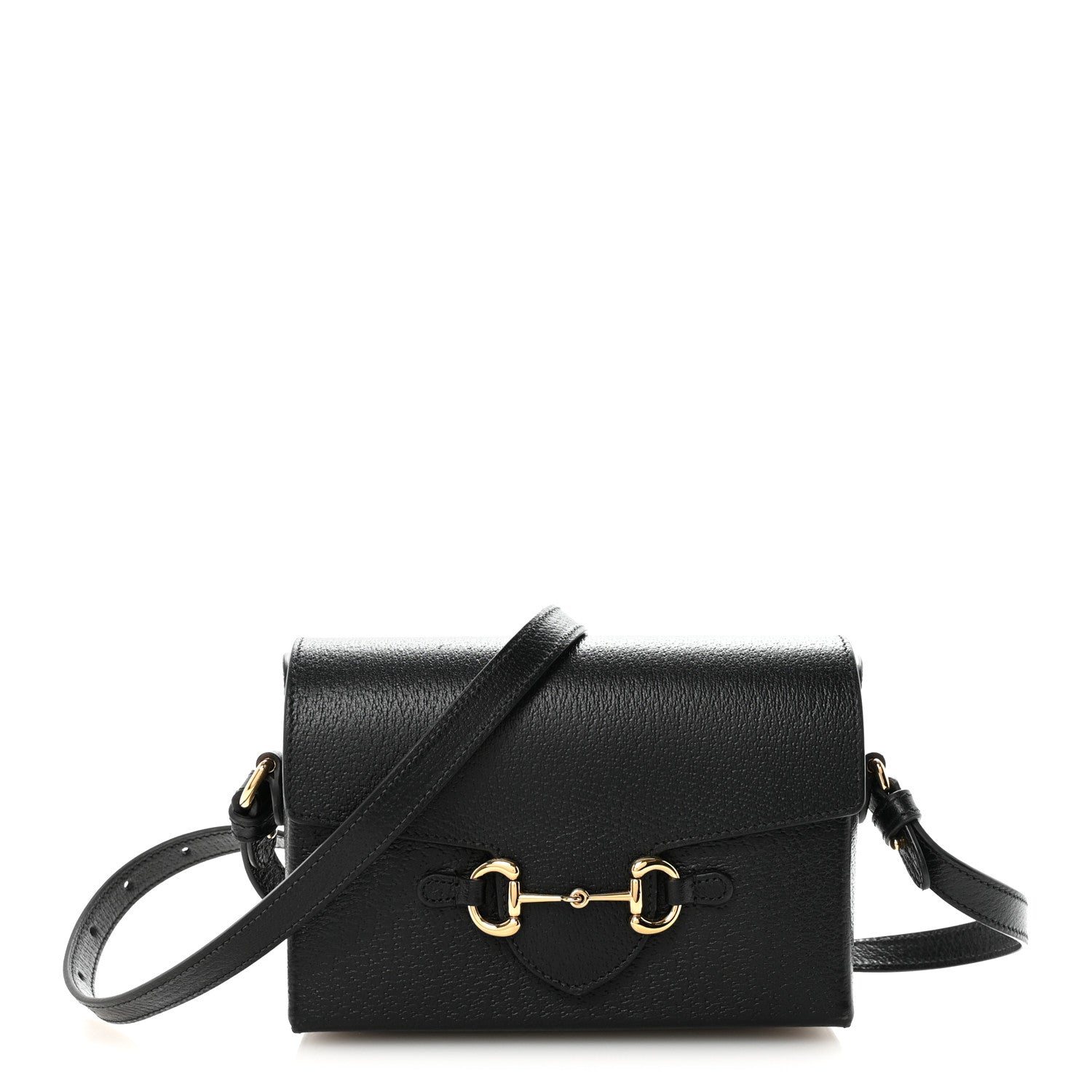 Calfskin Horsebit 1955 Shoulder Bag Black