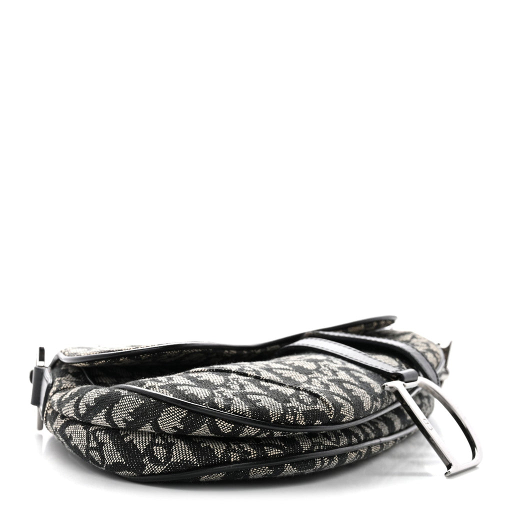 Monogram Saddle Bag Black