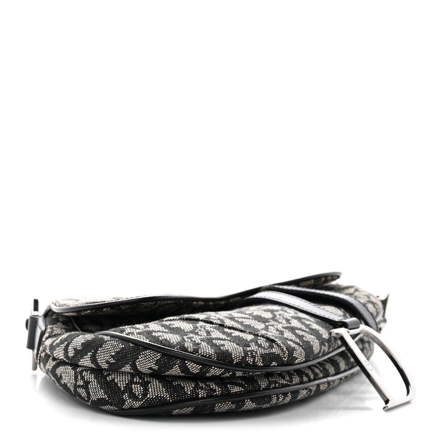 Monogram Saddle Bag Black
