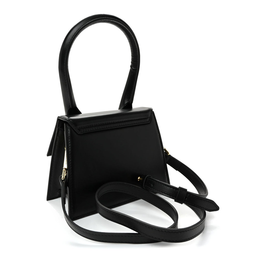 Smooth Calfskin Le Chiquito Moyen Black
