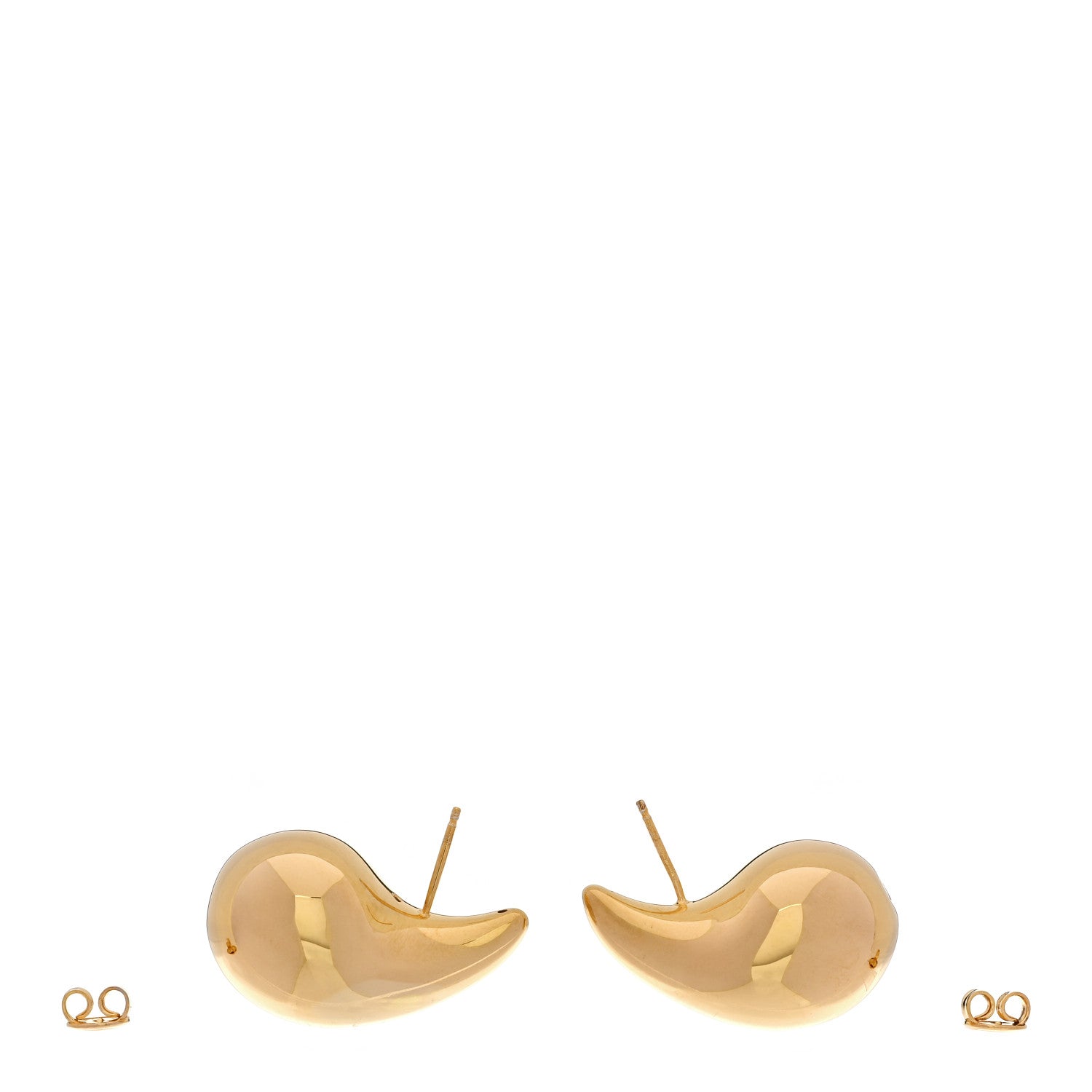 Sterling Silver Small Drop Earrings Gold