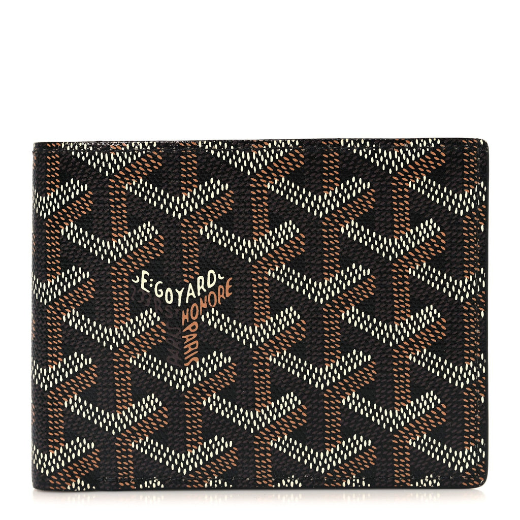 Goyardine Bi-Fold Victoire PM Wallet Black