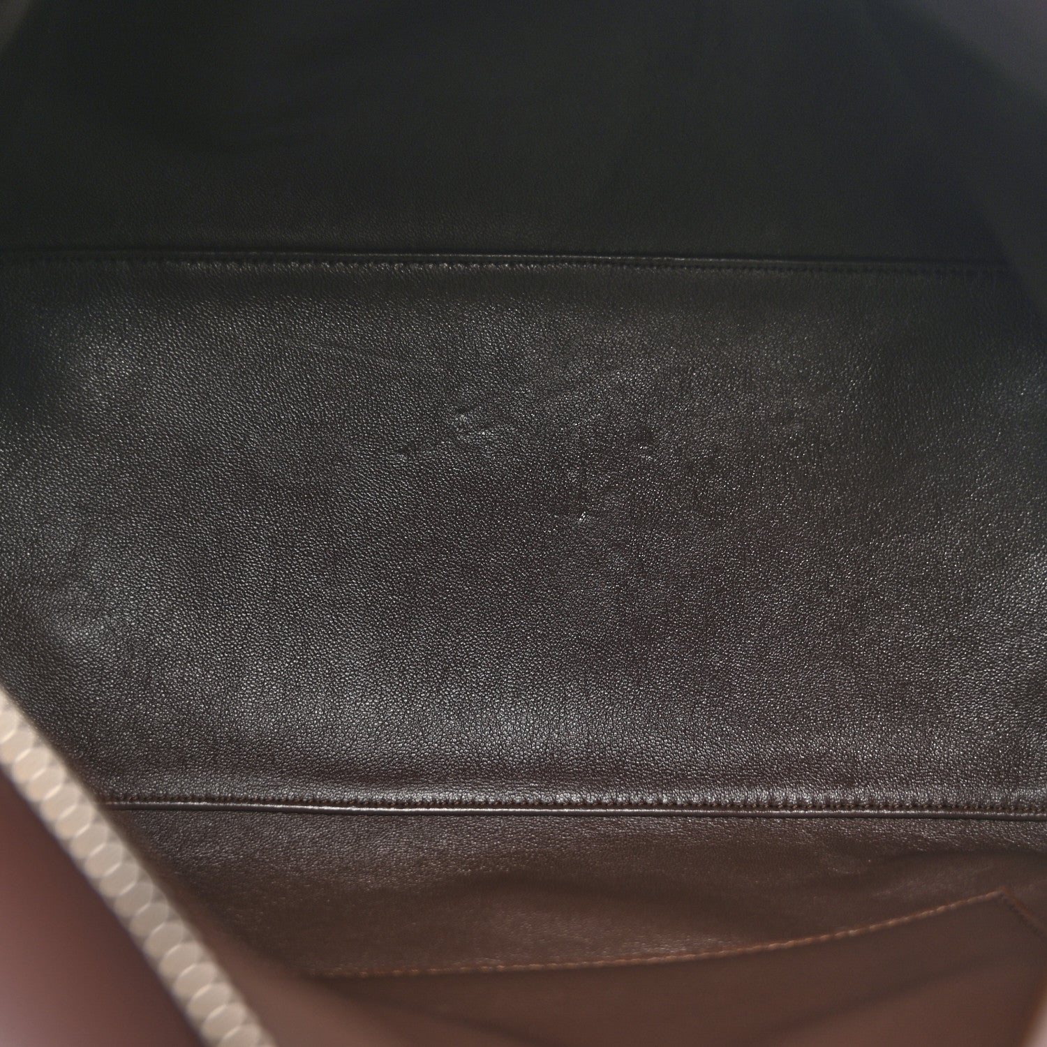 Nappa Lambskin Large Featherlight Puzzle Bag Dark Chestnut