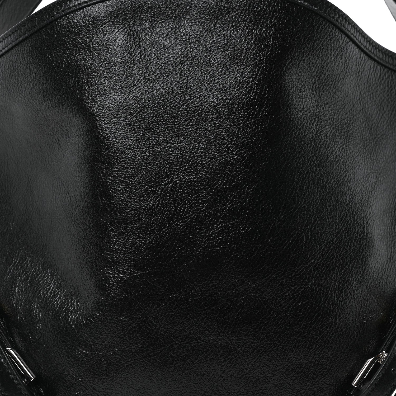 Calfskin Medium Voyou Bag Black