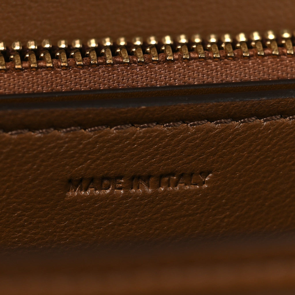 Box Calfskin Medium Classic Box Flap Bag Camel