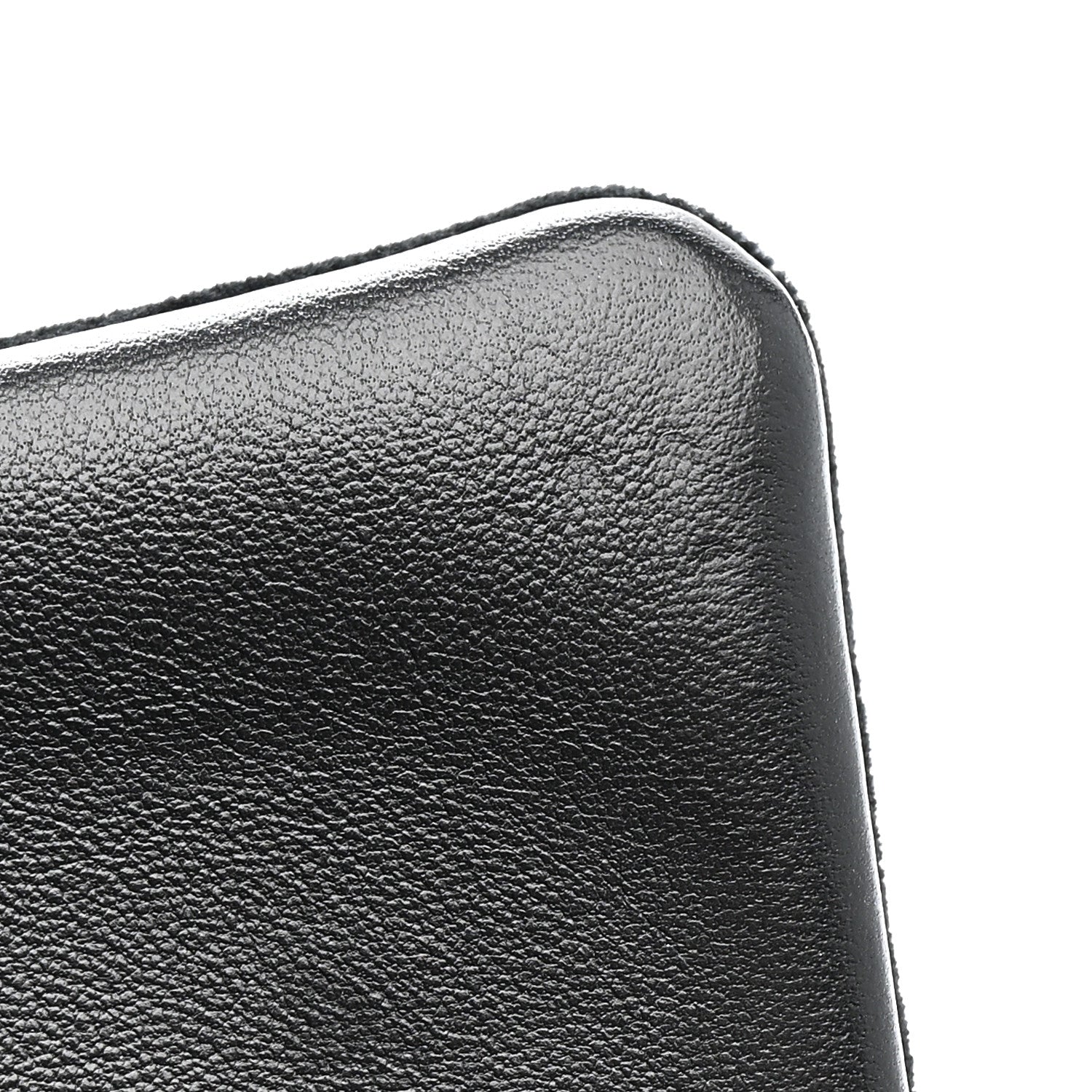 Velvet Crystal Medium Double Flap Black