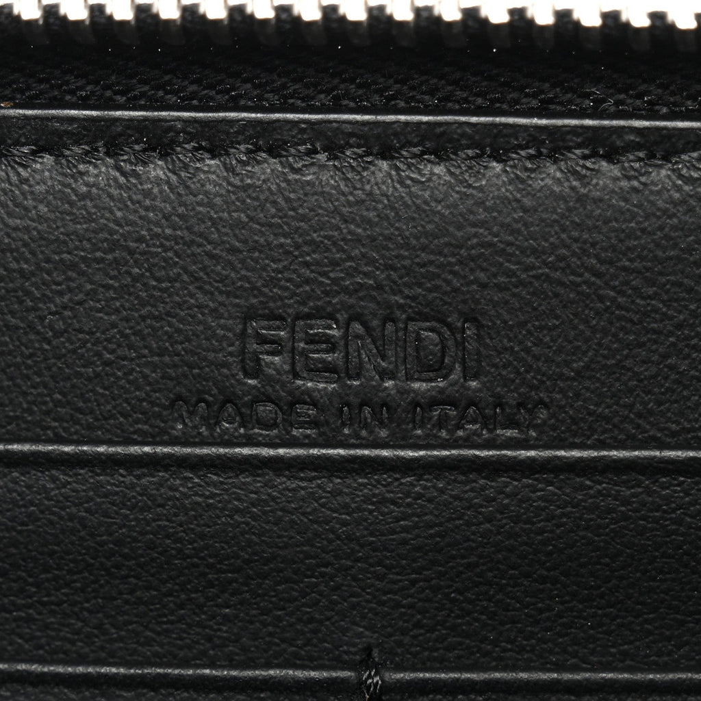Vitello CamouFF Zip Around Wallet Black Multicolor