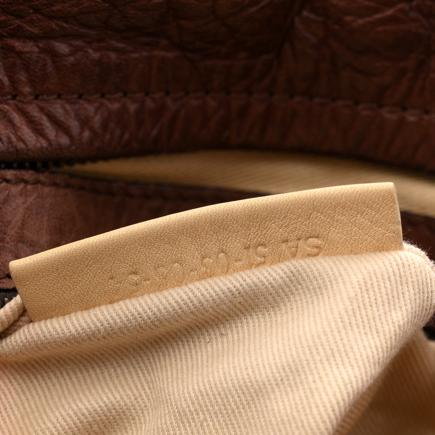 Calfskin Silverado Shoulder Bag Chocolate