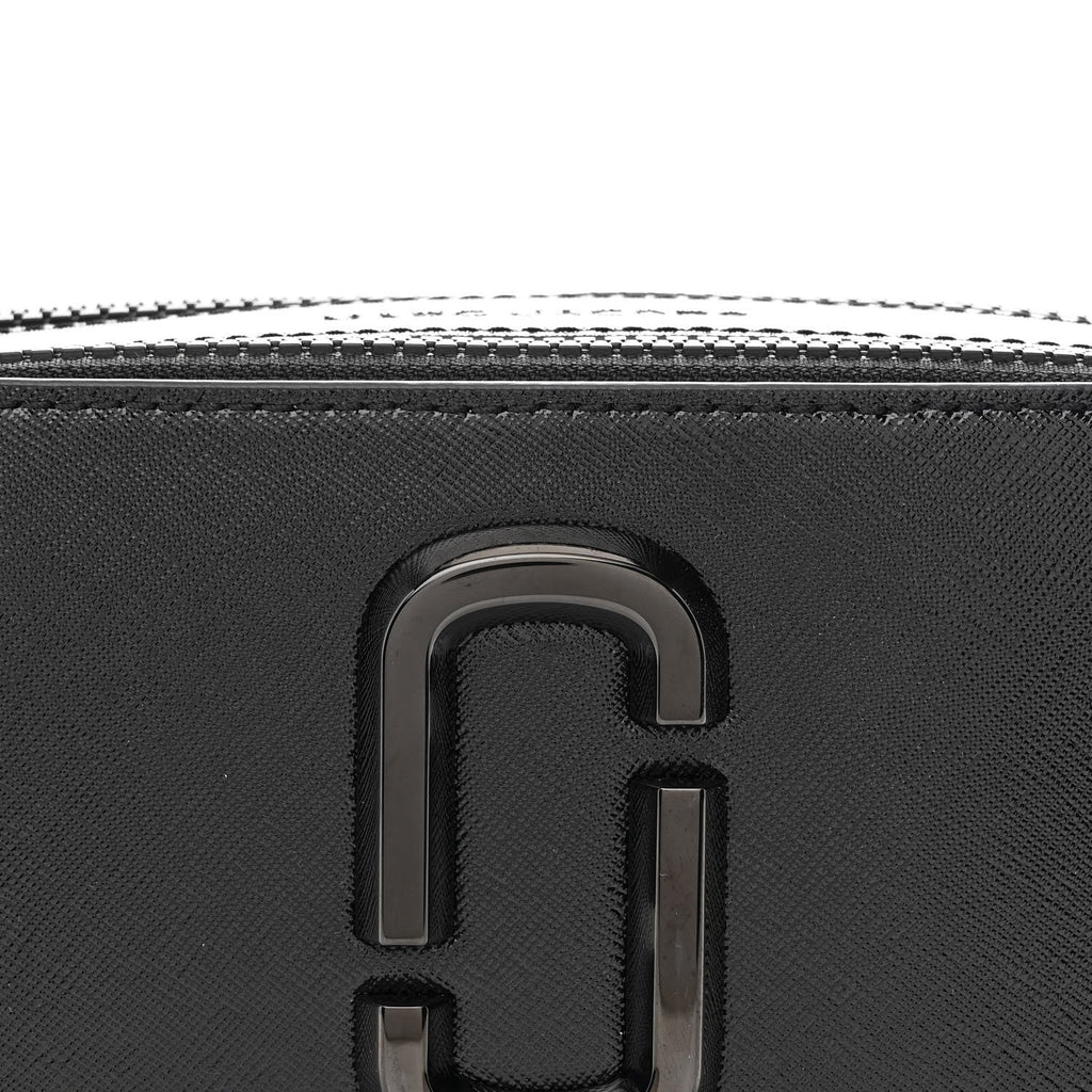 Saffiano Slingshot Shoulder Bag Black