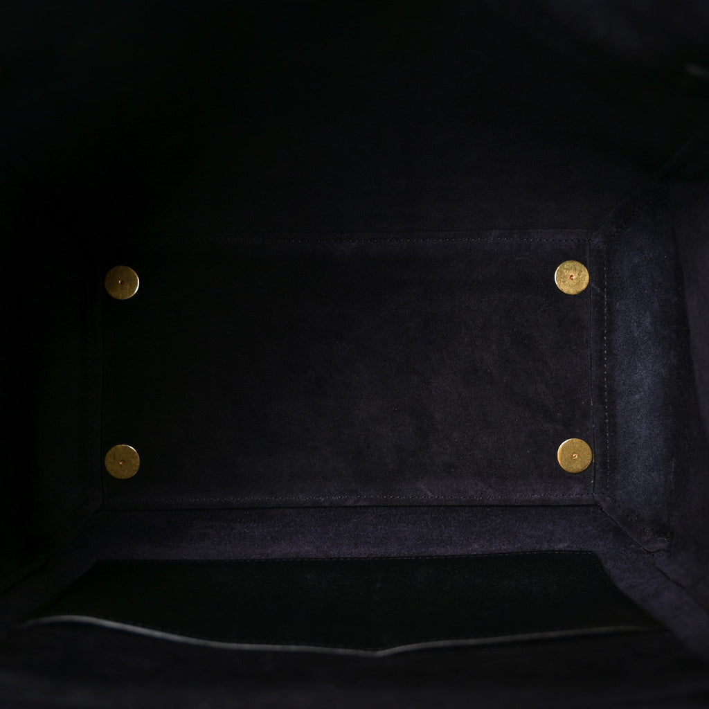 Grained Calfskin Mini Belt Bag Black