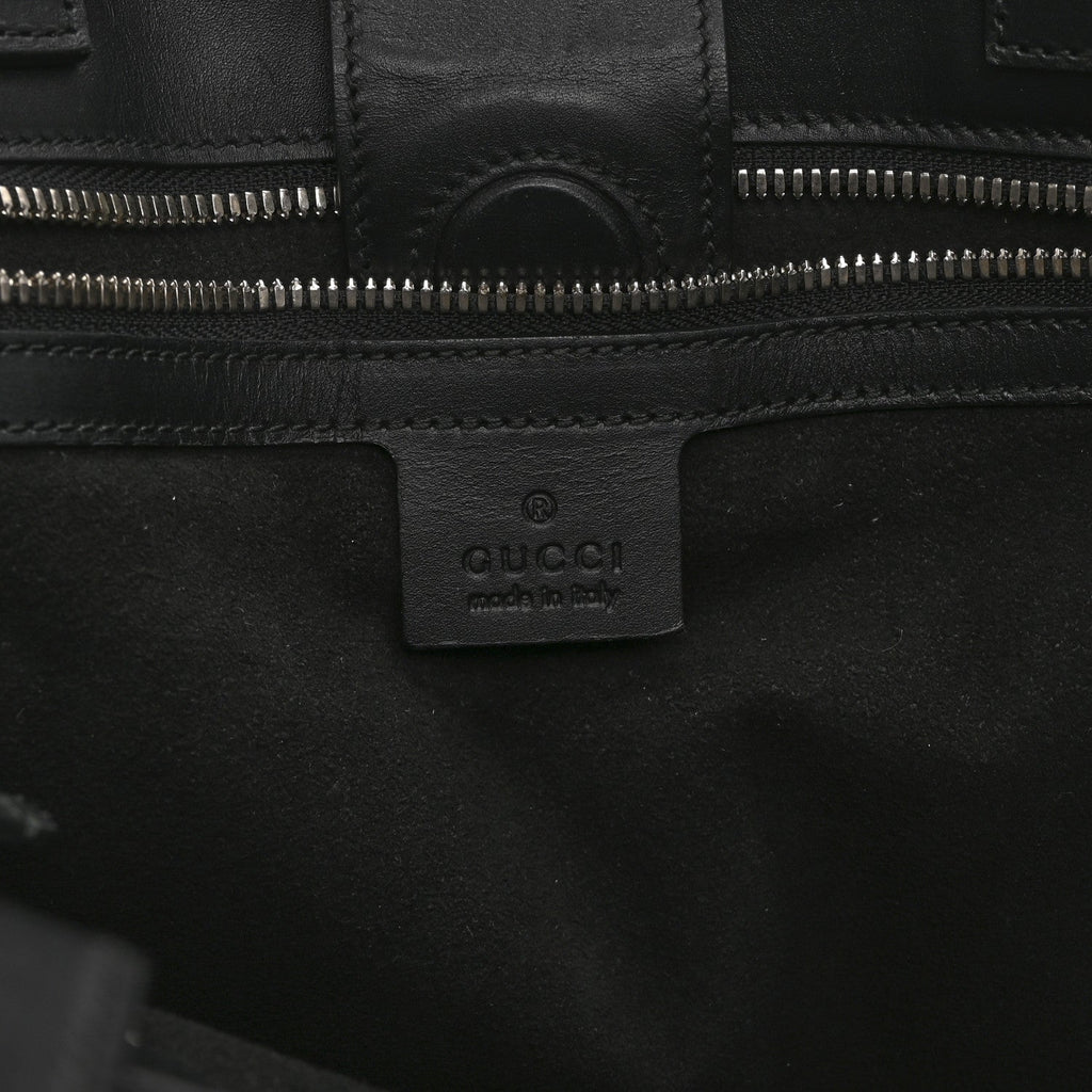 GG Supreme Monogram Caleido Web Vertical Tote Black