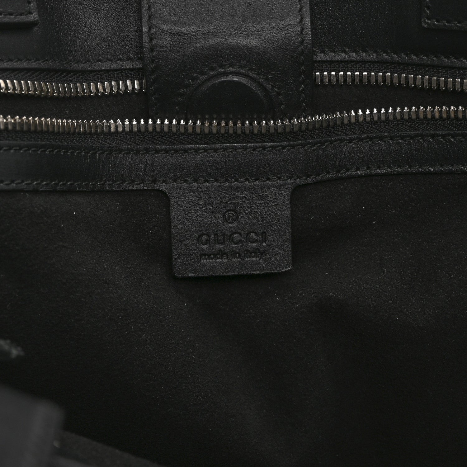 GG Supreme Monogram Caleido Web Vertical Tote Black