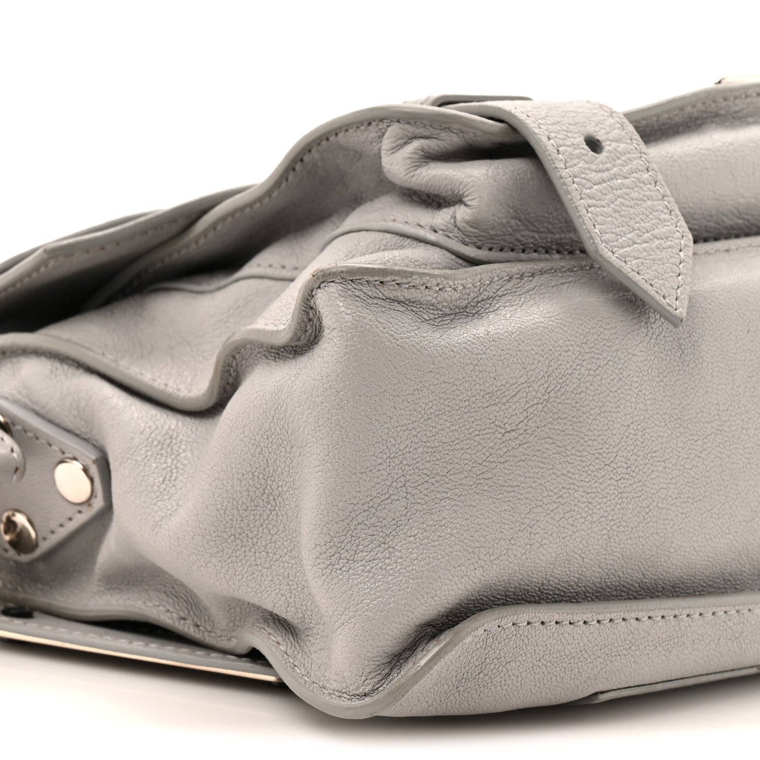 Lambskin PS1 Satchel Fog