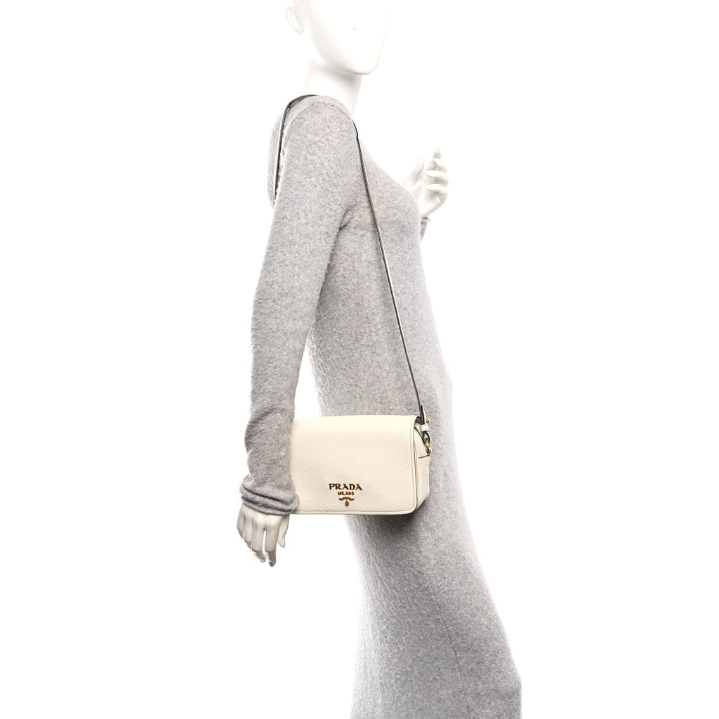 Vitello Phenix Crossbody Bag Talco