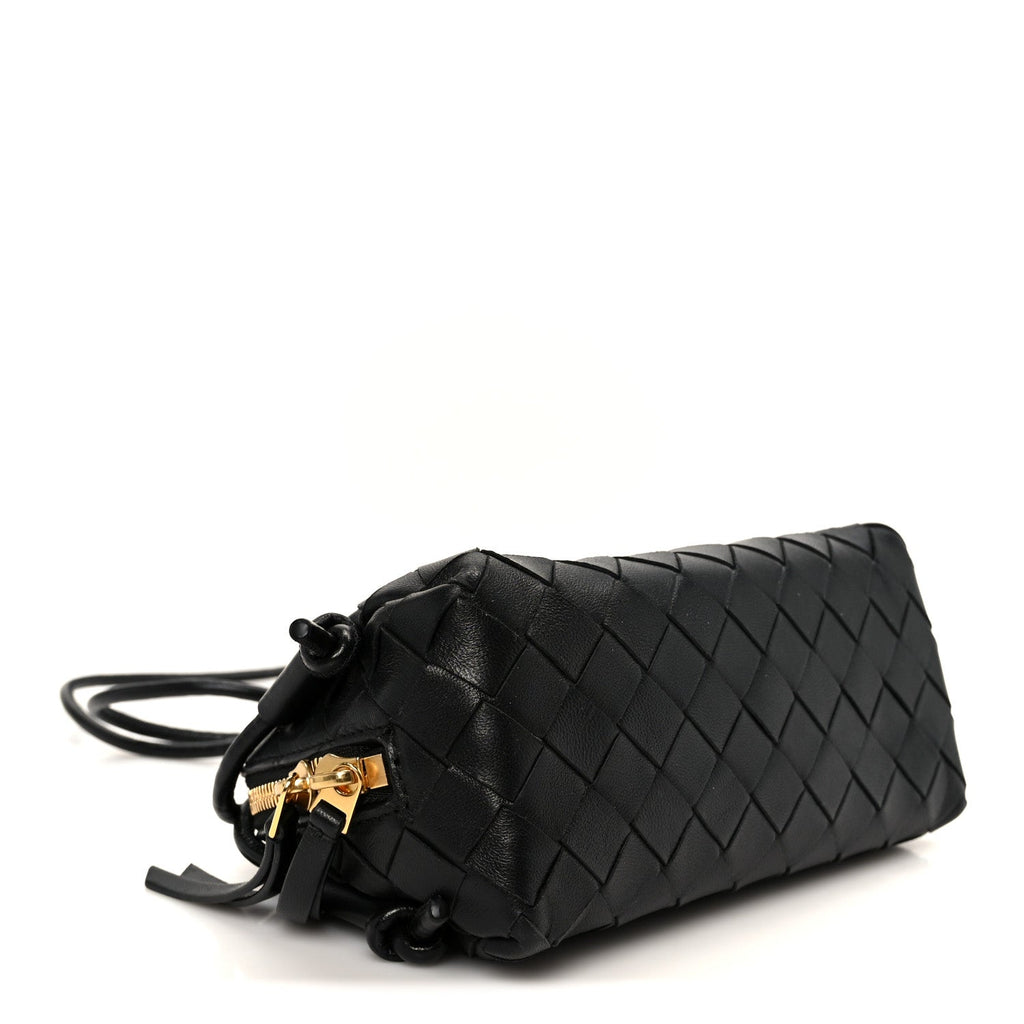 Nappa Intrecciato Concert Pouch Black