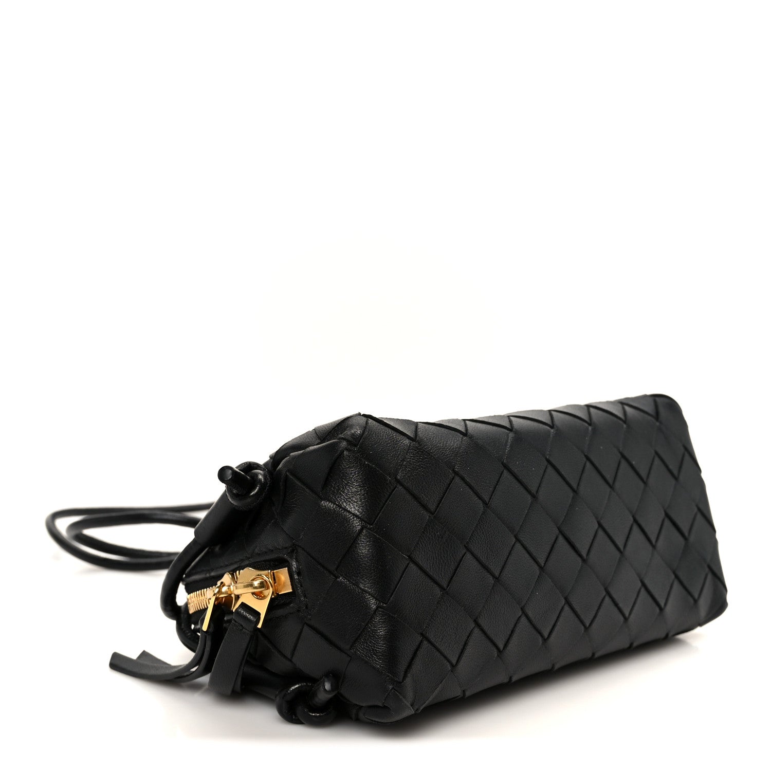 Nappa Intrecciato Concert Pouch Black