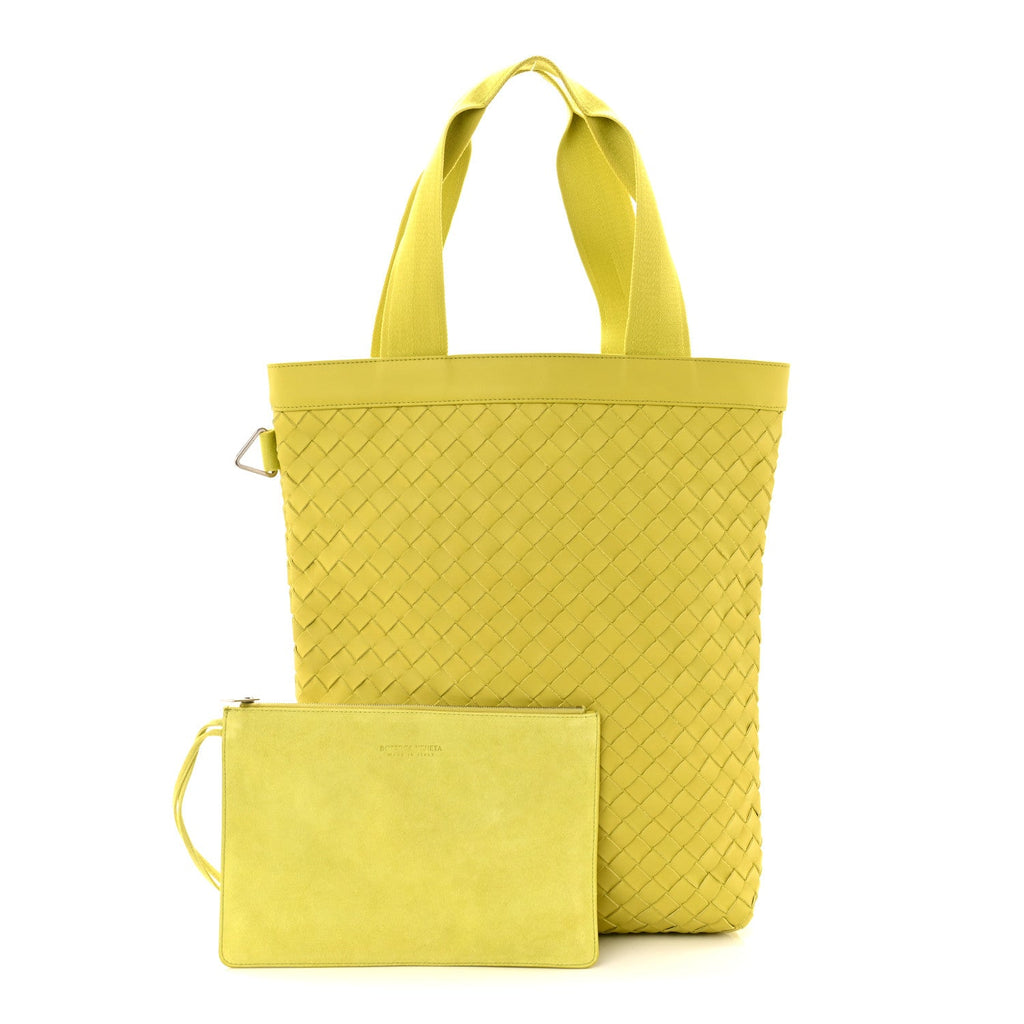 Nappa Intrecciato Hydrology Tote Kiwi