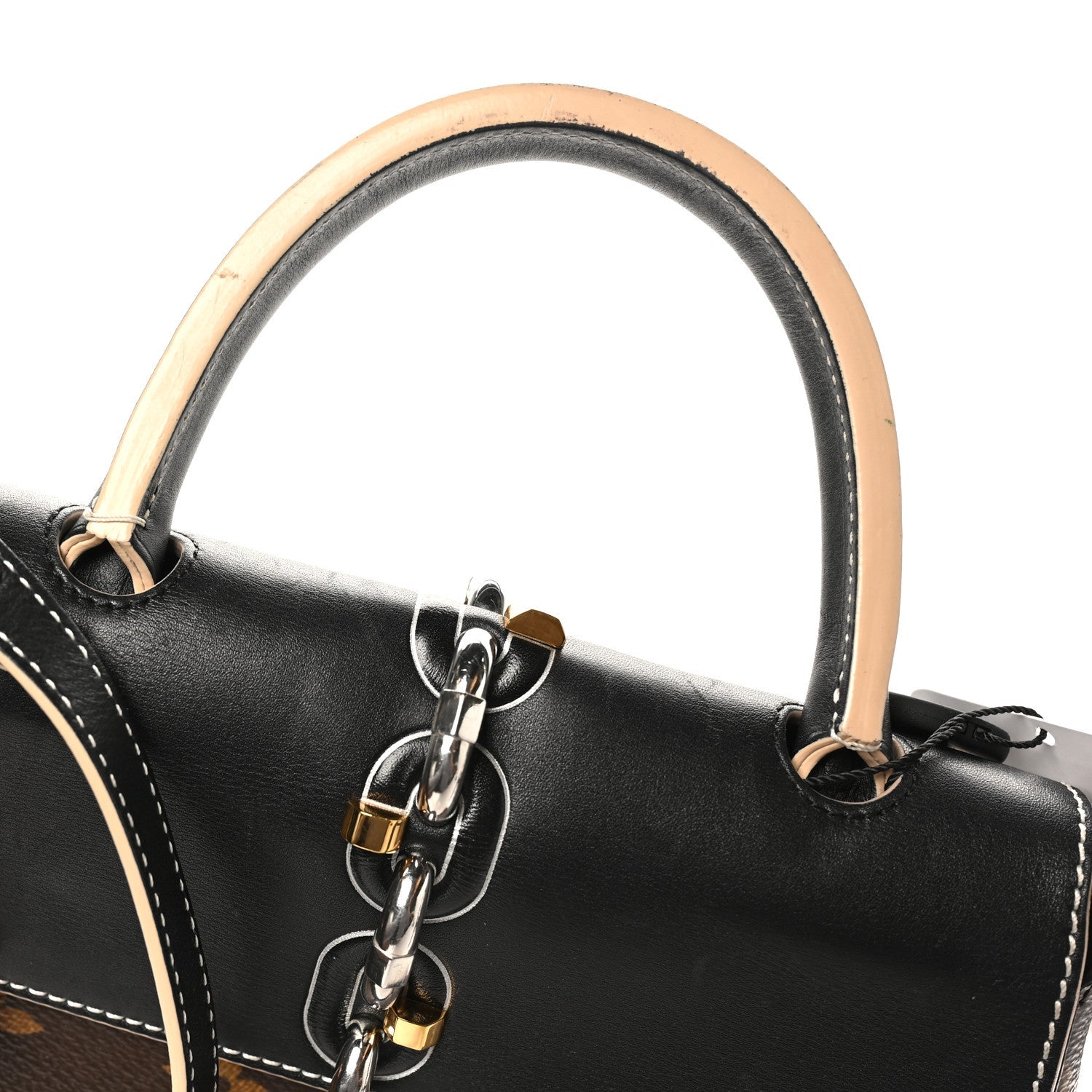Calfskin Monogram Chain It Bag PM Black