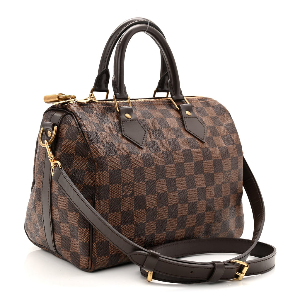 Damier Ebene Speedy Bandouliere 25