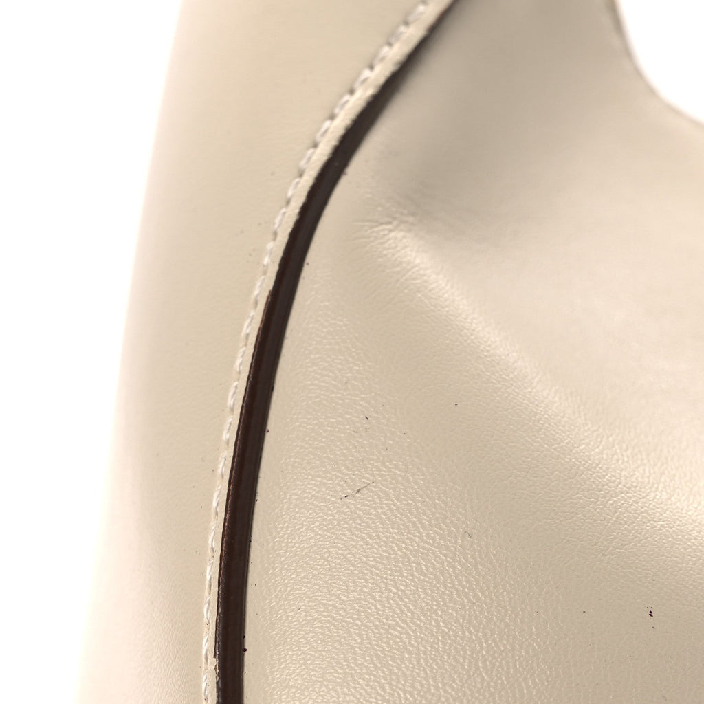 Eco Alter Nappa Perforated Logo Small Hobo White