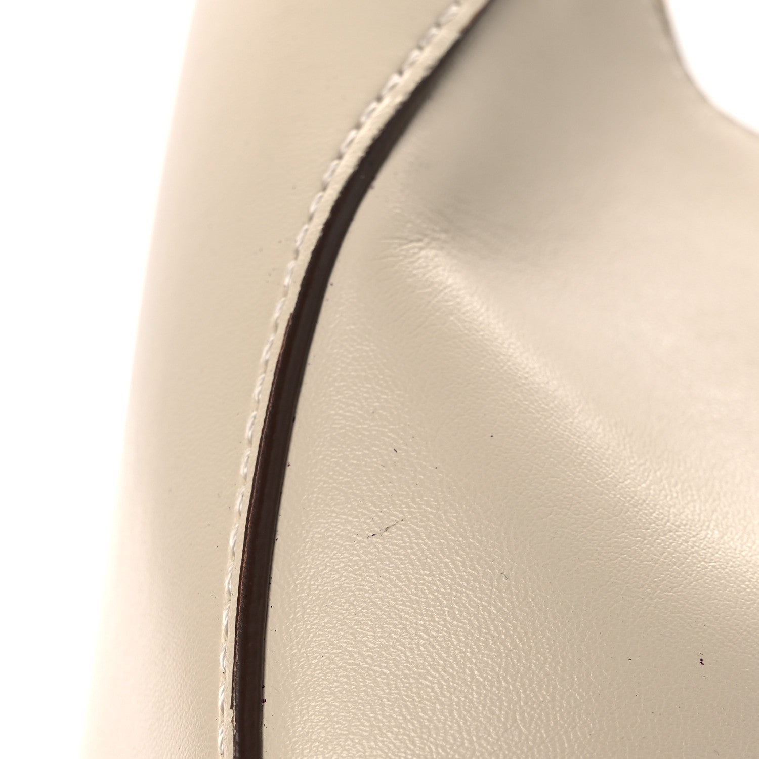 Eco Alter Nappa Perforated Logo Small Hobo White