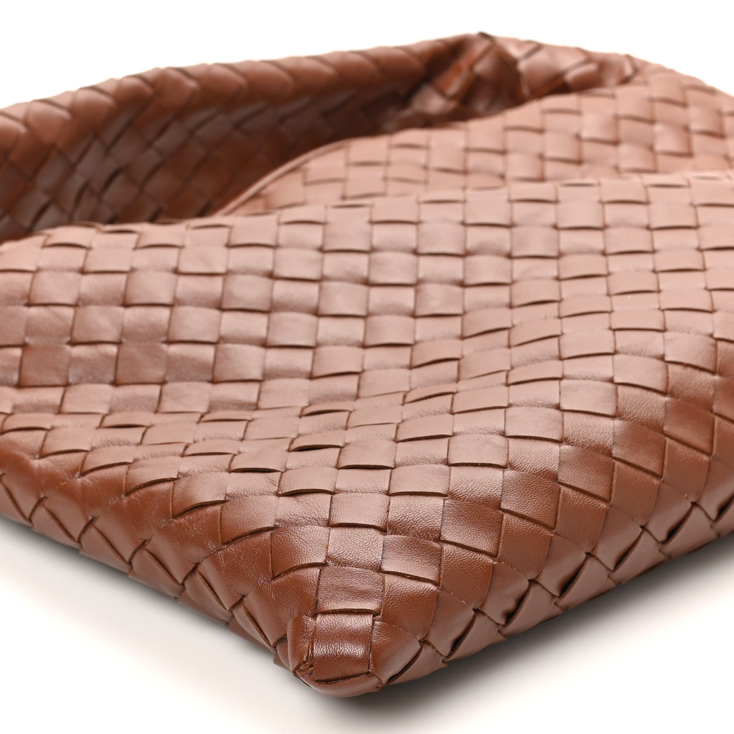 Calfskin Intrecciato Small Hop Sapele