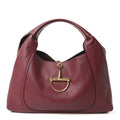 Grained Calfskin Softbit Maxi Shoulder Bag Rosso Ancora Red