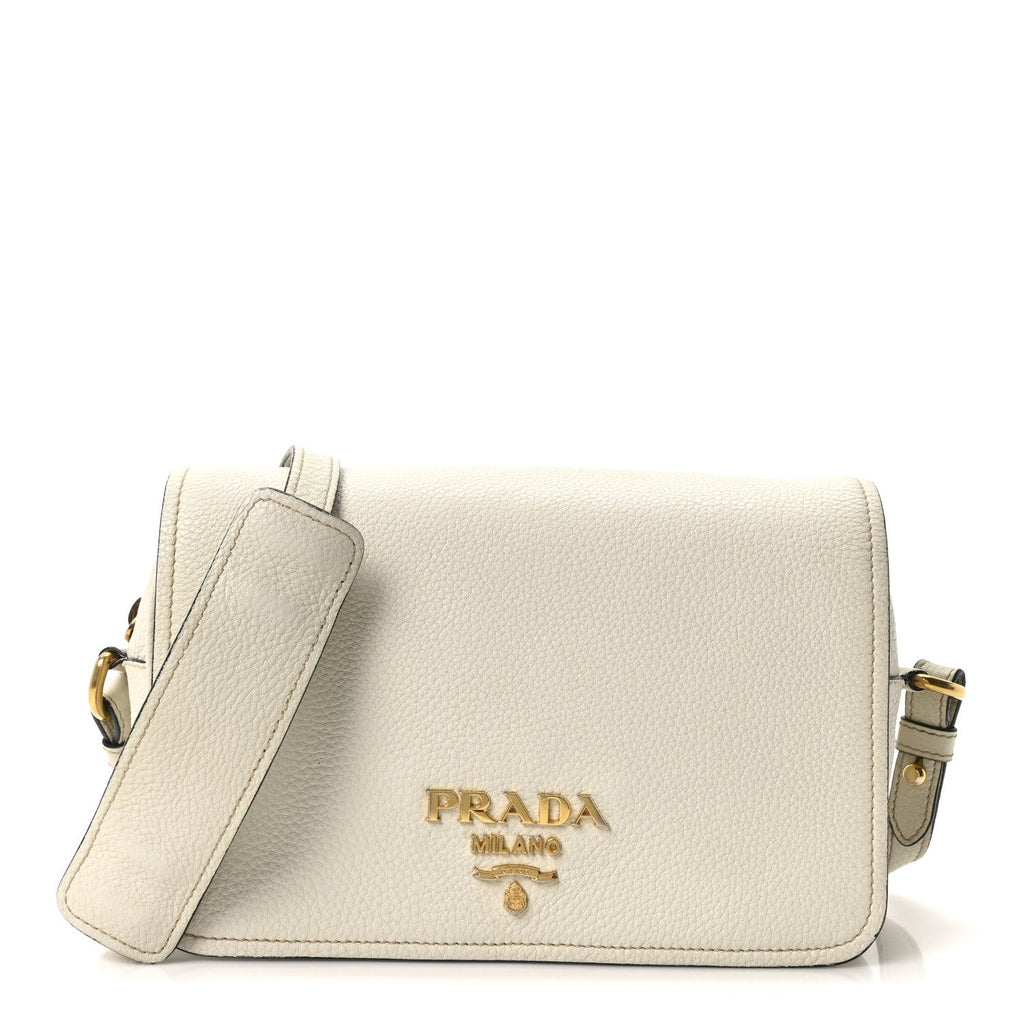 Vitello Phenix Crossbody Bag Talco