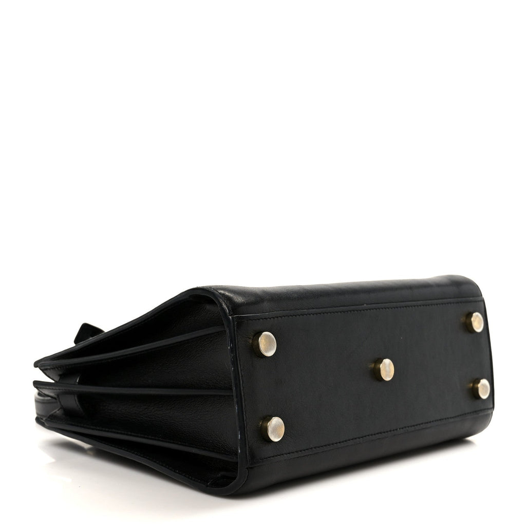 Calfskin Nano Sac De Jour Black
