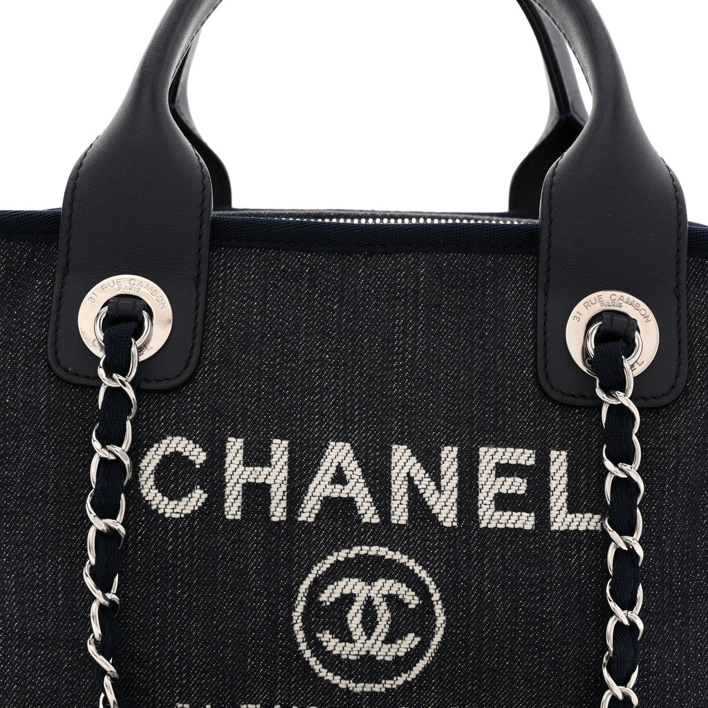 Denim Deauville Bowling Bag Blue
