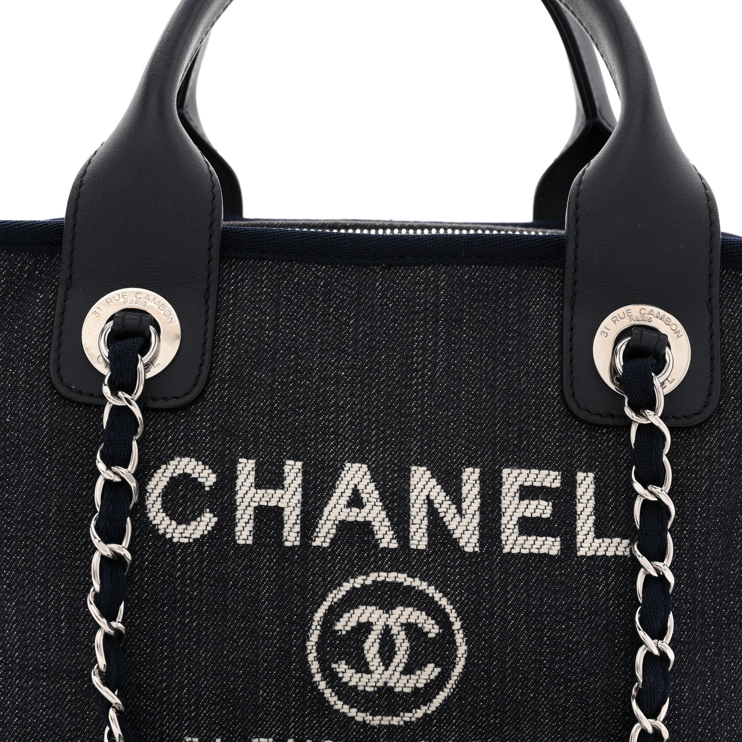 Denim Deauville Bowling Bag Blue