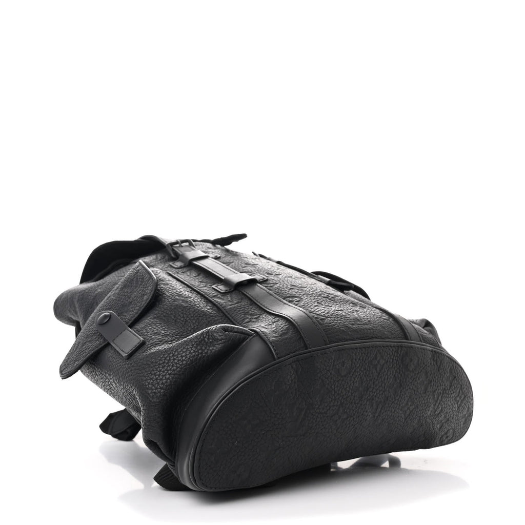 Taurillon Monogram Christopher PM Backpack Black