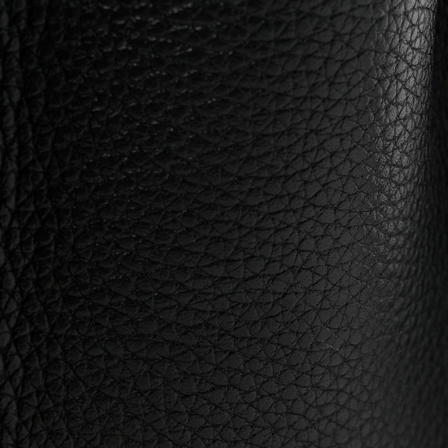 Drummed Calfskin Nano Luggage Black