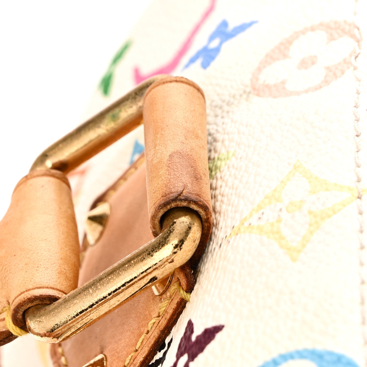 Monogram Multicolor Speedy 30 White