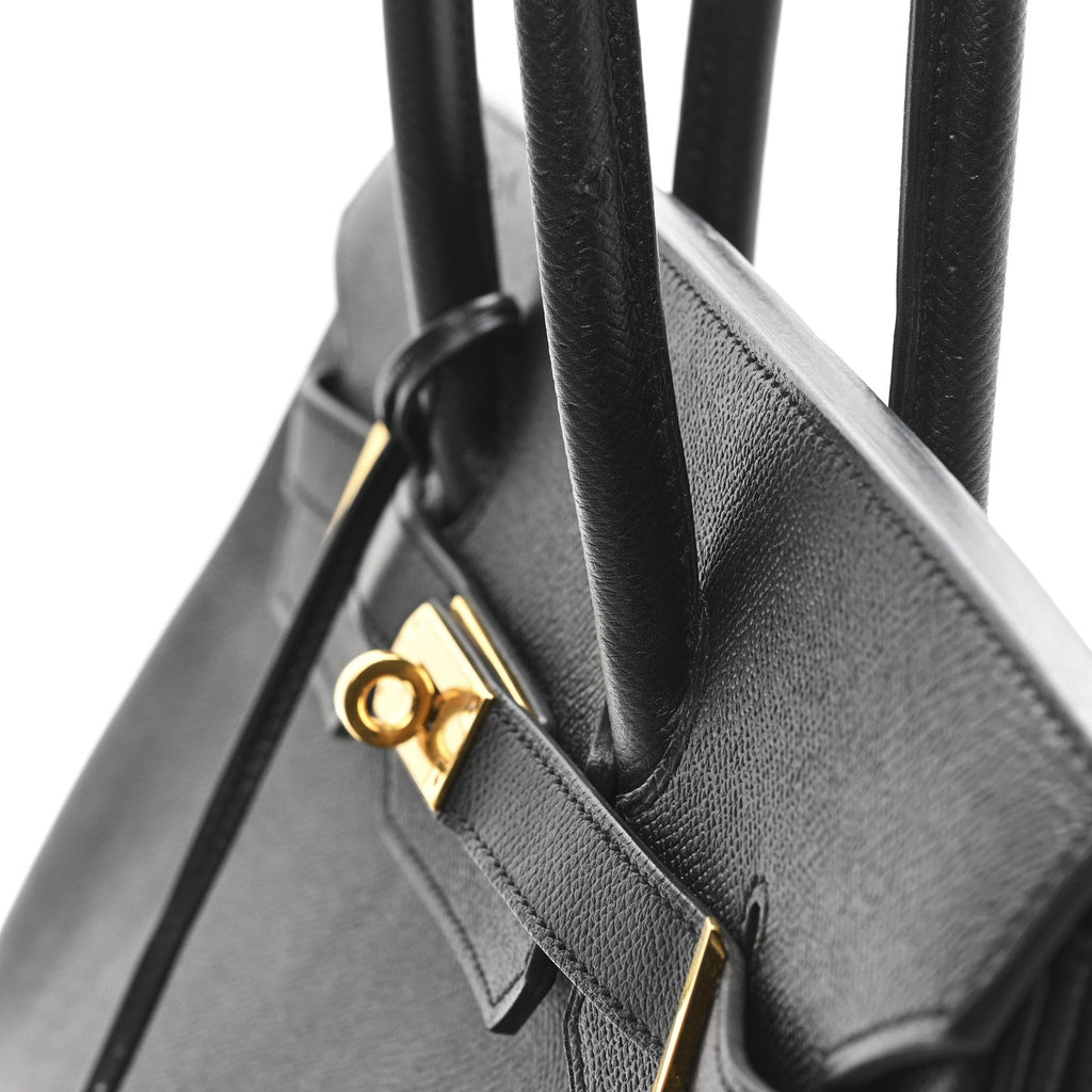 Epsom Birkin 35 Black