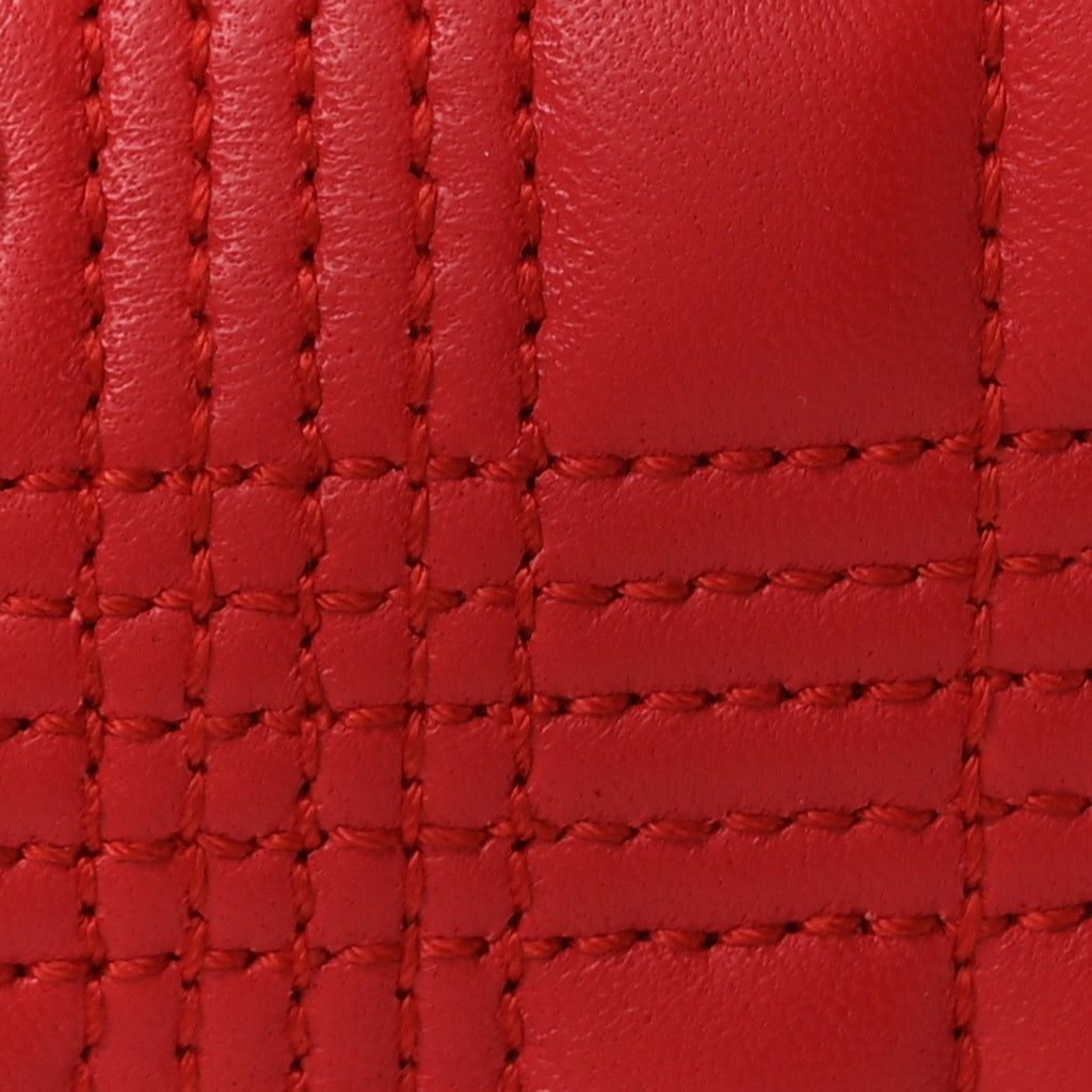 Lambskin Quilted Mini Lola Camera Bag Bright Red