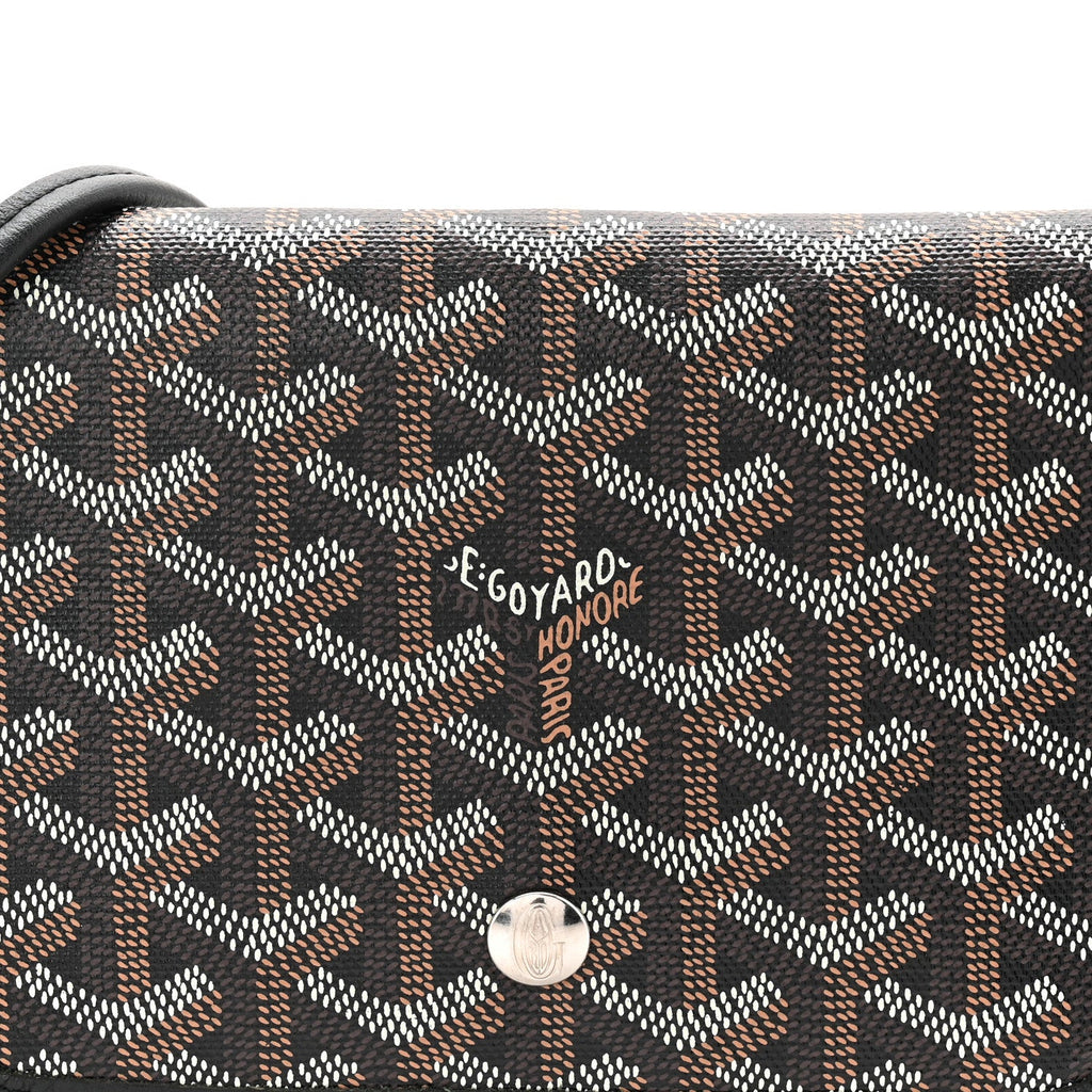 Goyardine Plumet Wallet Clutch Black