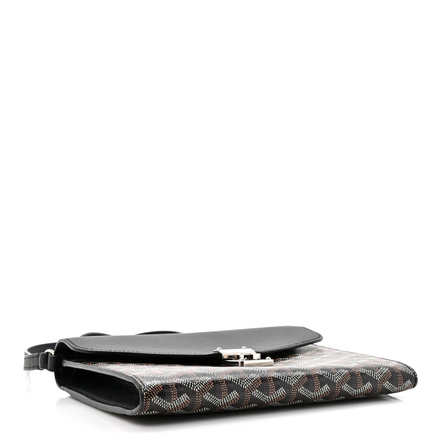 Goyardine Calfskin Chypre Wallet Pouch Black