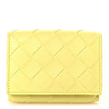 Nappa Intrecciato Trifold Wallet Ice Cream