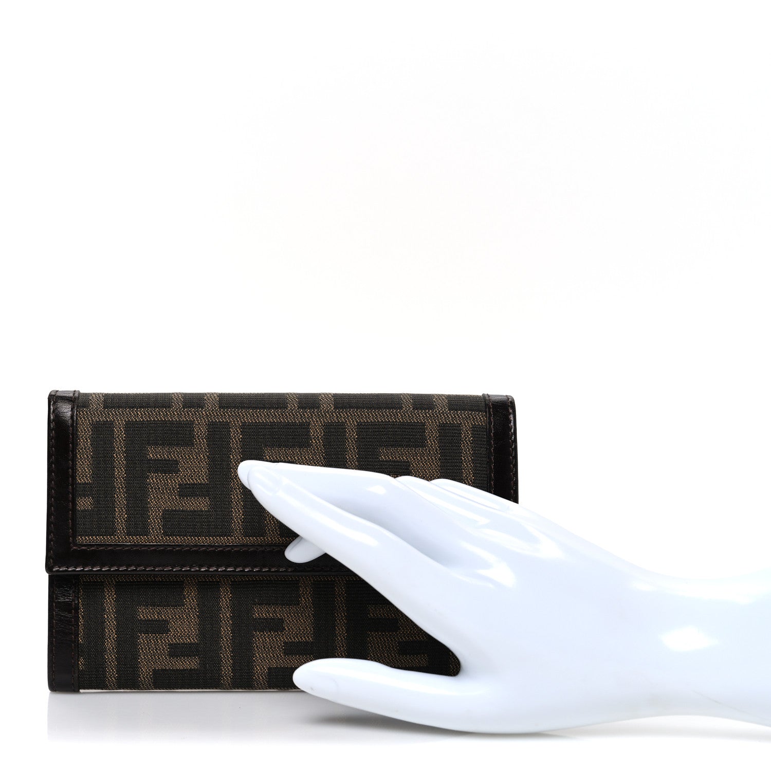 Zucca Compact Long Wallet Tobacco
