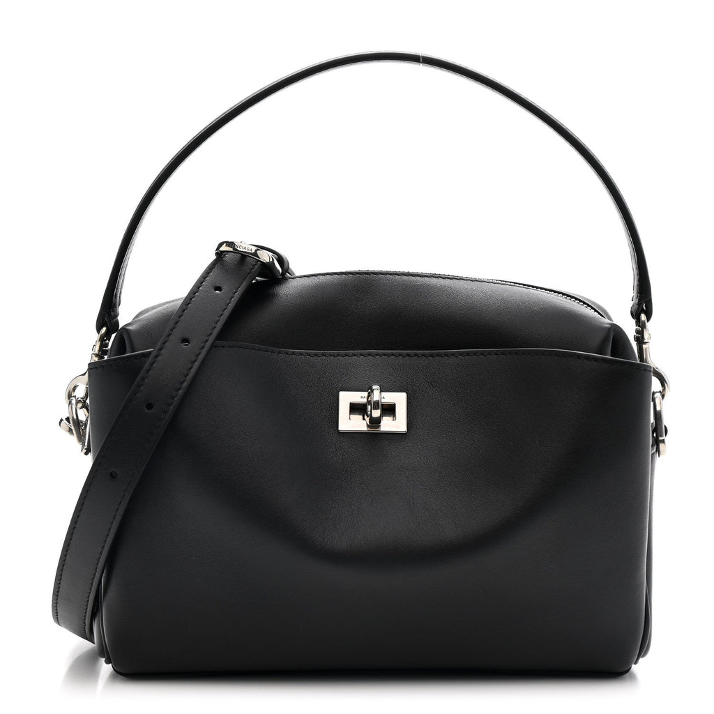 Smooth Calfskin Rodeo Camera Bag Black